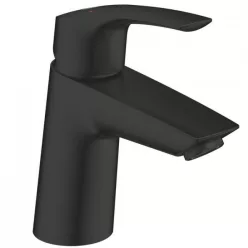 Grohe Eurosmart S ClickClack leeresztős mosdó csaptelep matt fekete GR-239682433 rajz