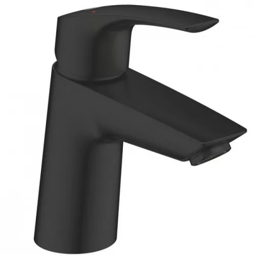 Grohe Eurosmart S ClickClack leeresztős mosdó csaptelep matt fekete GR-239682433 rajz