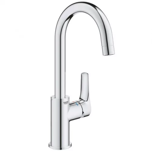 Grohe Eurosmart L felsőíves mosdócsap ClickClack GR-23970003 rajza