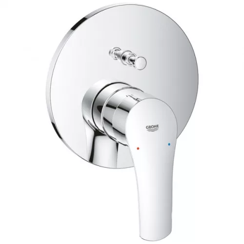 Grohe Eurosmart kád és zuhanycsaptelep süllyesztett GR-24043003 rajza