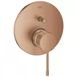 Grohe Essence süllyesztett kád csaptelep 2utas Brushed Hard Sunset GR-24167DL1 rajz