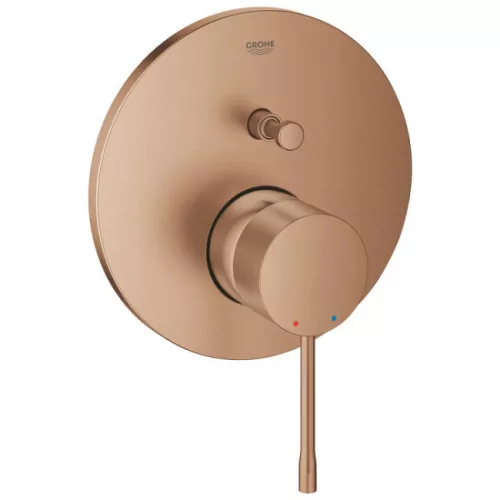 Grohe Essence süllyesztett kád csaptelep 2utas Brushed Hard Sunset GR-24167DL1 rajz