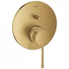 Grohe Essence süllyesztett kád csaptelep 2utas Brushed Cool Sunrise GR-24167GN1 rajz