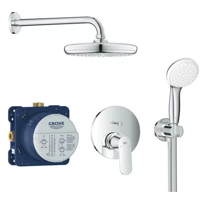 Grohe Eurosmart Cosmopolitan zuhanyrendszer komplett GR-25219001 rajza