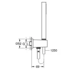 Grohe Euphoria Cube ECO zuhanyszett csatlakozó könyökkel GR-26405000