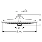 Grohe Euphoria 260 fejzuhany króm GR-26455000