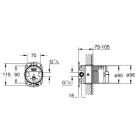 Grohe Rainshower beépítő doboz fejzuhanyhoz GR-26483000