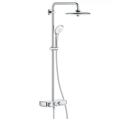 Grohe Euphoria SmartControl termosztátos zuhanyrendszer komplett GR-26509000 rajza