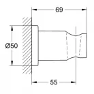 Grohe Rainshower kézizuhany tartó Warm Sunset GR-27074DA0