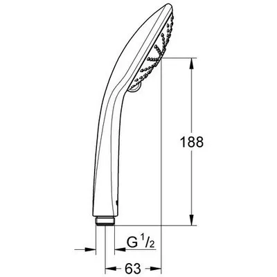 Grohe Euphoria Massage kézizuhany (27221000)