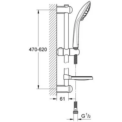 Grohe Euphoria Eco zuhanyszett (27230001)