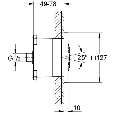 Grohe Rainshower F oldalzuhany (27251000)
