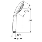 Grohe Euphoria 110 Mono kézi zuhany GR-27265000