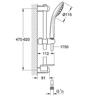 Grohe Euphoria Mono zuhanyszett (27266001)
