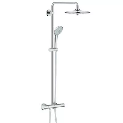 Grohe Euphoria System 260 termosztátos zuhanyrendszer komplett GR-27296002 rajza