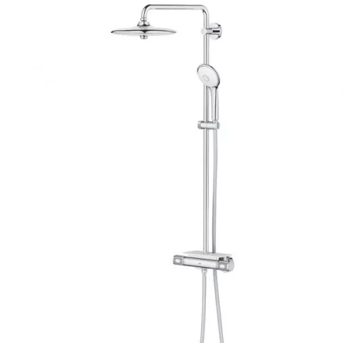 Grohe Euphoria 260 zuhanyrendszer termosztátos komplett GR-27296003 rajza