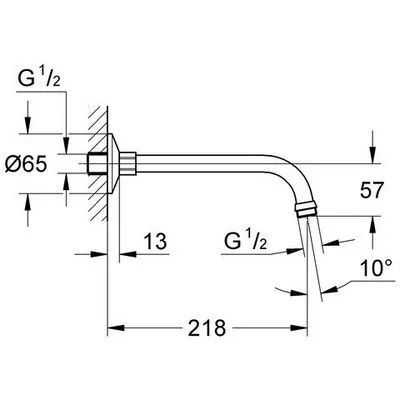 Grohe Relexa zuhanykar (27406000)