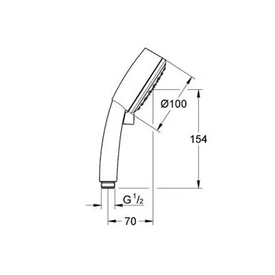 Grohe Tempesta ÚJ Cosmopolitan kézizuhany II (27571001)