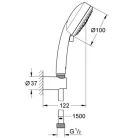 Grohe Tempesta Cosmopolitan 100 zuhanyszett GR-27588002