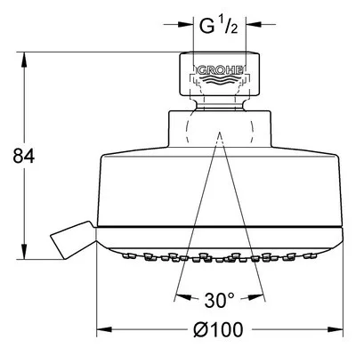 Grohe Tempesta Cosmopolitan 100 4S ECO fejzuhany GR-27591001