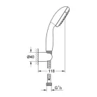 Grohe Tempesta ÚJ zuhanyszett II ( 2779810E)