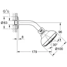 Grohe Tempesta 100 4S fejzuhany GR-27870001