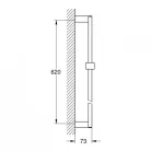 Grohe Euphoria Cube zuhanyrúd 60 cm króm GR-27892000