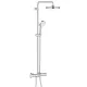 Grohe Tempesta Cosmopolitan termosztátos zuhanyrendszer komplett króm GR-27922001 rajz