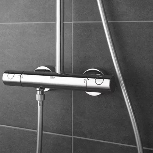 Grohe Tempesta Cosmopolitan termosztátos zuhanyrendszer komplett króm GR-27922001 kép