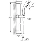 Grohe Tempesta 100 zuhanyszett 60 cm rúddal GR-27924001
