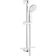 Grohe Tempesta 100 zuhanyszett 60 cm rúddal polccal GR-27926001 rajza