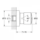 Grohe Relexa 1F oldalzuhany króm GR-28198000