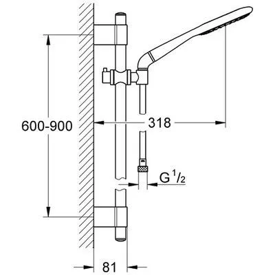 Grohe Rainshower Classic zuhanyszett (28770001)