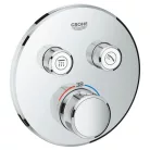 GROHE Grohtherm SmartControl süllyesztett termosztátos csaptelep 2 kifolyó GR-29119000 rajza
