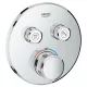 GROHE Grohtherm SmartControl süllyesztett termosztátos csaptelep 2 kifolyó GR-29119000 rajza