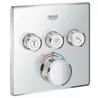 GROHE Grohtherm SmartControl süllyesztett termosztátos csaptelep 3 kifolyó GR-29126000 rajza