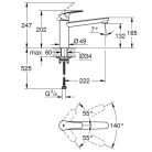 Grohe Eurosmart álló mosogató csaptelep GR-30463000