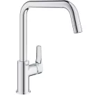 Grohe Eurosmart felsőíves álló mosogató csaptelep króm GR-30567000 rajza