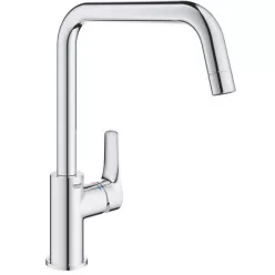 Grohe Eurosmart felsőíves álló mosogató csaptelep króm GR-30567000 rajza