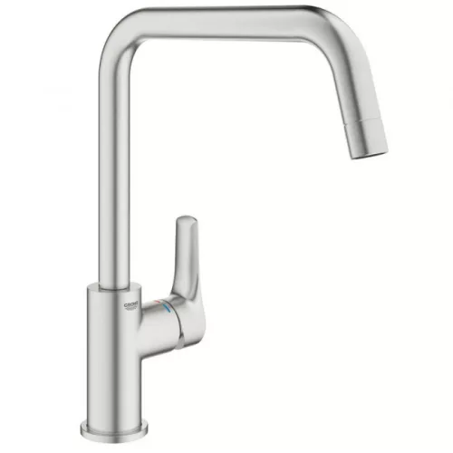Grohe Eurosmart felsőíves fali mosogató csaptelep acél GR-30567DC0 rajza