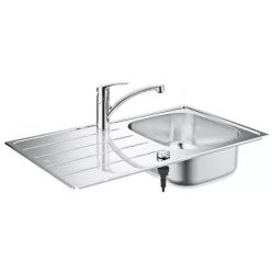 Grohe Eurosmart csepegtetős mosogató szett króm GR-31565SD1 rajza