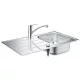 Grohe Eurosmart csepegtetős mosogató szett króm GR-31565SD1 rajza