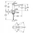 GROHE BauEdge mosogató csaptelep króm GR-31693000 kép