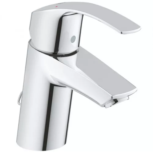 Grohe Eurosmart S mosdó csaptelep lánctartós GR-33188002 rajza