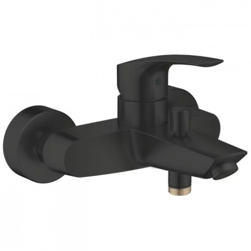 Grohe EuroSmart kád és zuhany csaptelep matt fekete GR-333002433 rajz