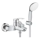 Grohe Eurosmart kád és zuhany csaptelep zuhanyszettel GR-33302003 rajza