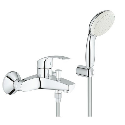 Grohe Eurosmart kád csaptelep zuhanyszettel GR-3330220A rajza