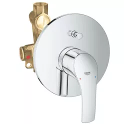 Grohe Eurosmart süllyesztett kád csaptelep belső egységgel GR-33305002 rajza