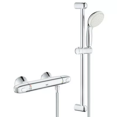 Grohe Grohtherm 1000 termosztátos zuhanygarnitúra komplett GR-34151004 rajza