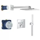 Grohe Grohtherm SmartControl süllyesztett termosztátos zuhanyrendszer komplett GR-34706000 rajza